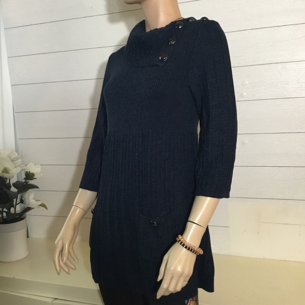 Style &Co striped sweater tunic dress (A67